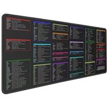 Linux Commands Line 마우스 패드 - 확장 대형 치트 시트 패드. Kali/Red Hat/Ubuntu/OpenSUSE/Arch/Debian/Unix 프로그래머 단축키