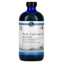 노르딕 네츄럴스 Nordic Naturals 북극 대구 간유 오렌지향 473ml 16fl oz