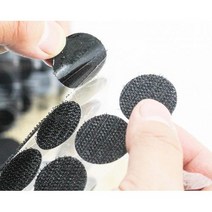 다목적 부자재 원형 테이프 찍찍이 유지보수 고정 DIY 자동차인테리어, 블랙20mm(30쌍)(1064-7)