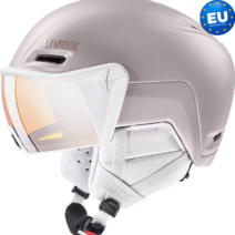 우벡스 바이저 스노우보드 헬멧 Uvex 700 Visor, 59-61cm, 흰색