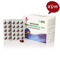 [뉴질랜드직 배송] SPH 뉴질랜드 초록입홍합오일 15000mg 240캡슐(8개월분) X6, 1개