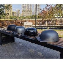 바이크 헬멧 모자헬멧 야구모자 캡 하이바 할리반모, 아시안 블랙 아메리칸 이글 L