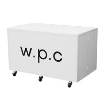 [국내산] 하이그로시 평매대 SM-503 / 백색 / 접이식, 전면+측면+후면