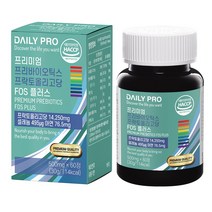 데일리프로 프리미엄 프리바이오틱스 프락토올리고당 FOS 플러스, 60정, 1개, 60정