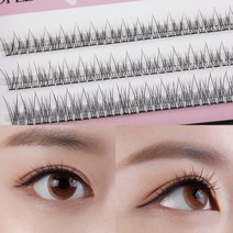 로이엘 내추럴 부분 속눈썹 V형 가닥 인조 셀프 속눈썹연장, 03. V형-10mm