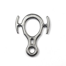 클라이밍 스테인리스 고리 8자 하강기 팔자고리