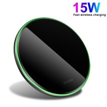 아이폰용 무선 충전기 패드 30W 인덕션 고속 충전 아이폰 14 13 12 11 프로 맥스 XS X XR 8 삼성 S22 울트, 06 15W Black