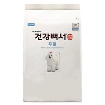 건강백서 전연령 생선 푸들 애견사료, 2.3kg, 1개
