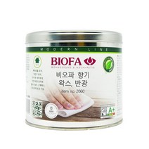 비오파 천연 향기 왁스 [2060] 1L 반광 무색 고체 가구 테이블 원목용 마루바닥