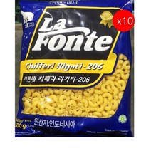 [더착한푸드]라폰데 마카로니 500g 10개 식자재마트 대용량 업소용 마카로니 파스타면