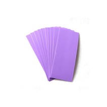 20/50/100pcs 18650 Lipo 배터리 랩 PVC 열 수축 튜브 Precut 너비 29.5mm x 72mm 절연 필름 보호 케이스 팩 슬리브, 400pcs, 보라색