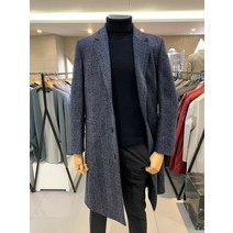 이지오 이지오 EZIO 역시즌 19 FW 싱글 쓰리버튼 체크 모직코트 HFB0911EB7 (P000989424)