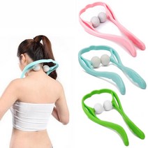 디자인에버 목경락 소프트볼 안마기, 2개, 핑크