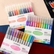 SHANDS 아크릴 마카펜 글라스마카, S313 메탈릭