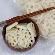 삶은 데친 데침 연근 10kg 자숙 수입 중국산 슬라이스 연근채 대용량, 1kg x 10봉 1박스