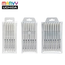 우찌다 #4600 드로잉펜 5본 6본 8본