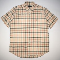 1622.빈폴 체크 올드스쿨 반팔 남방셔츠/정품/남성