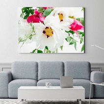 유홍아트 부케 모란 No1 생동감 넘치는 모란 꽃 액자 3호 (5729360), 정사각형(22x22cm)