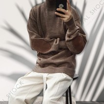 메종마르지엘라 니트 터틀넥 스웨터 베이지