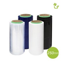 (미니 핸드랩전선랩 250mm) 잘풀리는 공업용랩 스트레치필름, 250mm - 1개, 슬리터 흑색 25T-200M