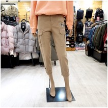 지프 여성용 *70%특가세일* 포켓패치 포인트!! 카고스타일 스타일리쉬 밴딩 팬츠 GL1PTF712
