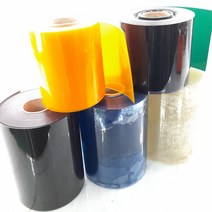 (2mm/폭20-30cm/길이20m Roll 10종) PVC연질비닐 아스테이지 비닐커튼 바람막이 용접차단막용, 선택10-흑색투명2mm30cm20m, 1개