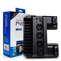PS4 DOBE 멀티 쿨링 스탠드 플스4 프로 슬림 겸용 충전거치대, 1개