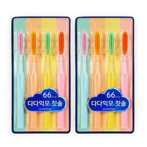 다다익모 칫솔 4개입 2개 탄력미세모 왕칫솔 큰헤드 칫솔세트, 4개
