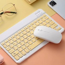 휴대폰 태블릿 블루투스 키보드 범용 무선 휴대용 미니 외장 키보드 안드로이드, 하나