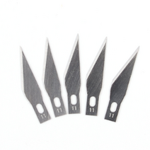 정밀 아트 나이프 칼 커터 페이퍼 공예 디자인 리필, 5P
