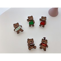 [3월 봄]19곰 테드 전신 석고방향제 차량용 홈데코 인테리어 방향제, 기본파우치포장, 클린코튼, 생일케이크