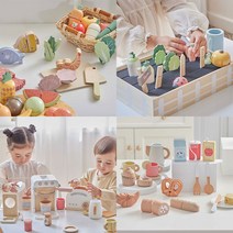 피에스타 원목 주방놀이 소꿉놀이 역할놀이 모음, 소꿉놀이 홈카페 세트