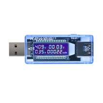 USB 전압전류계 측정기 테스터기 플러그 휴대성 편리, 전압전류계UK00198