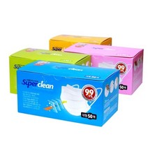 3Q식약청인증 덴탈비말차단 슈퍼클린마스크, 3Q 22슈퍼클린 덴탈1P(50매)-대