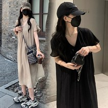 키작녀 임산부 여름 원피스 임부복 출근룩 하객 빅사이즈 PO131