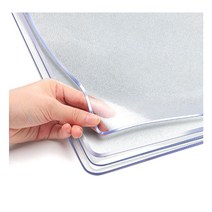 라운드 식탁 매트 맞춤제작 테이블 두꺼운 pvc 방수 뜨거운 절연 고급 대형 아크릴판, 80x130cm, 무취 스크럽 3.0