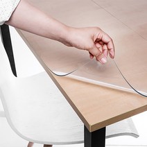 쾌청 식탁용 테이블 매트, 투명, 가로 60cm x 세로 150cm x 두께 1mm, 1개