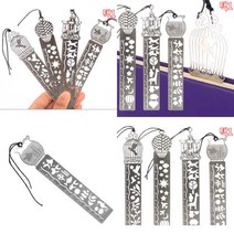 책갈피 겸용 도형자 북마크 초등모양자 책갈피 유아모양자, 새장