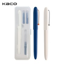 카코 KACO 레트로 만년필, F, 화이트