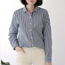 [웬디즈갤러리]토미 코튼 줄지 셔츠 GSH106