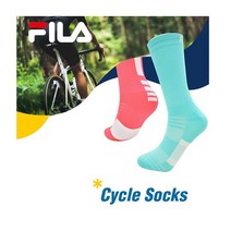 [기타] FILA 휠라 자전거 삭스 반양말, 색상:여성용 팬톤브라운