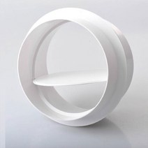 외풍 차단 댐퍼 100mm 150mm 환기 체크 밸브 인라인 덕트 주방용 가정용 환기 그, 01 100mm
