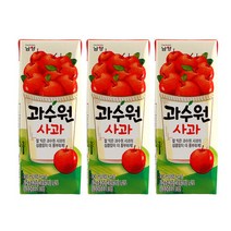 남양 과수원 사과190ml 96개 (24개 X 4박스), 상세페이지 참조, 상세페이지 참조