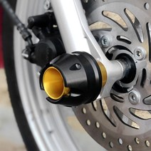 혼다 슈퍼커브110 그립 일체형 고무 물결 22mm 범용 바이커스, Gold-골드