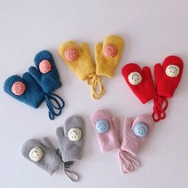 아기 벙어리 장갑 돌아기 두돌 유아 겨울 방한 니트 기모 손모아