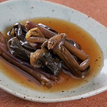 평창애 강원도 평창산 나물 장아찌 명이 삼잎 방풍나물 왕 질경이 파프리카잎, 왕질경이 장아찌 300g, 1개