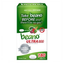 Beano 비아노 울트라 800 푸드 엔자임 ULTRA 800 알파 갈락토스180정, 1세트