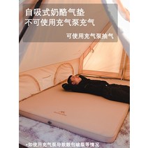 캠핑 자충매트 에어매트 경량야전침대 산 고객 야외 자동 풍선 매트 텐트 슬리핑 매트 두꺼운 치즈 매트 캠핑 방습 매트 매트리스 캠핑 캠핑, [03] 더블치즈매트 140