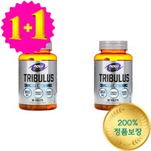 1+1 나우푸드 트리뷸러스 트리블러스 Tribulus 1000mg 90 정 남가새 사포닌, 1개, 기본