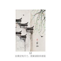 노렌 일본주커텐 이자카야커텐 일본 침실 주방 커튼 웨이브 린넨 도어 노렌 홈 입구 장식 맞춤형